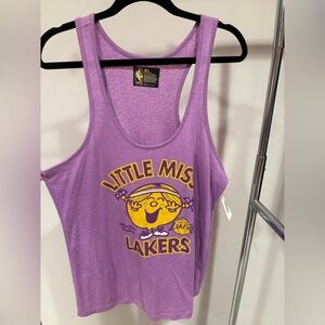 NBA Lakers Little Miss Purple Tank Top